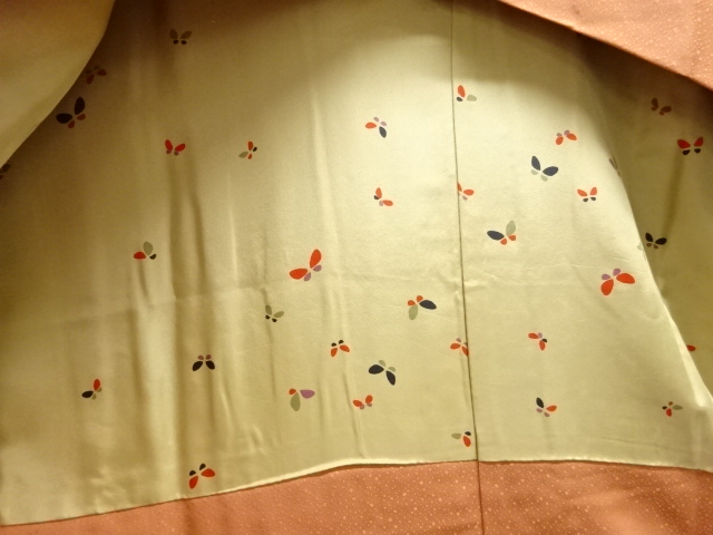  草花模様道中着